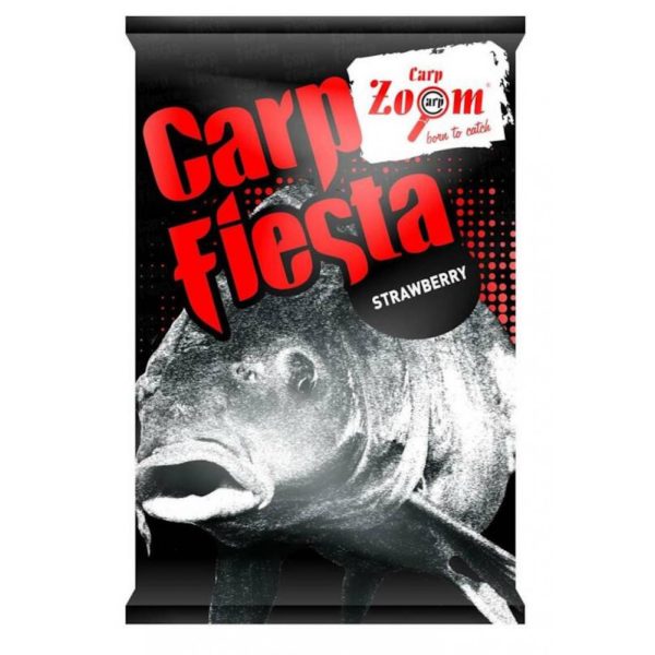 Carp Zoom CZ Carp Fiesta etetőanyag, eper, 3kg