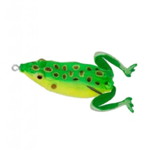 Predator Z PZ Jumping Frog békautánzat, 6,5 cm, 15,5 g, zöld, sárga