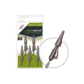 Carp Zoom Combi Neonzöld Biztonsági Ólomkapocs 5db