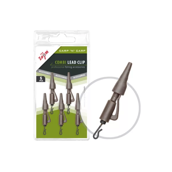 Carp Zoom Combi Neonzöld Biztonsági Ólomkapocs 5db