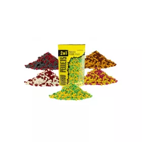   Carp Zoom CZ 2in1 Turbo gyors oldódású pellet, 3 mm, csoki, narancs, 500 g