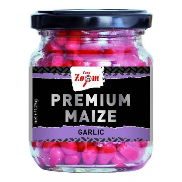 Carp Zoom CZ Prémium horgászkukorica, fokhagyma, 125 g, 220 ml