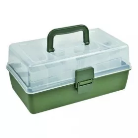   Carp Zoom CZ Praktikus horgászláda tálcákkal, 29,4x18,7x15 cm