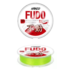 Hanzo Fudo Fluo Sárga 0,19mm 150m Fonott Főzsinór