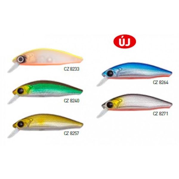 Predator Z Predator-Z Baby Perch wobbler, 4,5 cm, 3 g, zöld, lassan süllyedő