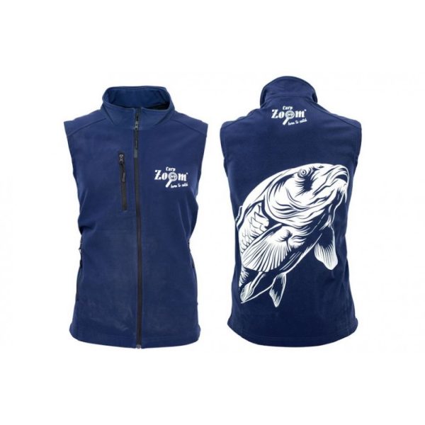 Carp Zoom CZ Női softshell mellény, M, sötétkék