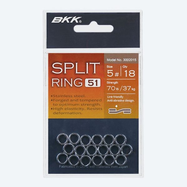 BKK SPLIT RING-51 7# 14 db/csomag Kulcskarika