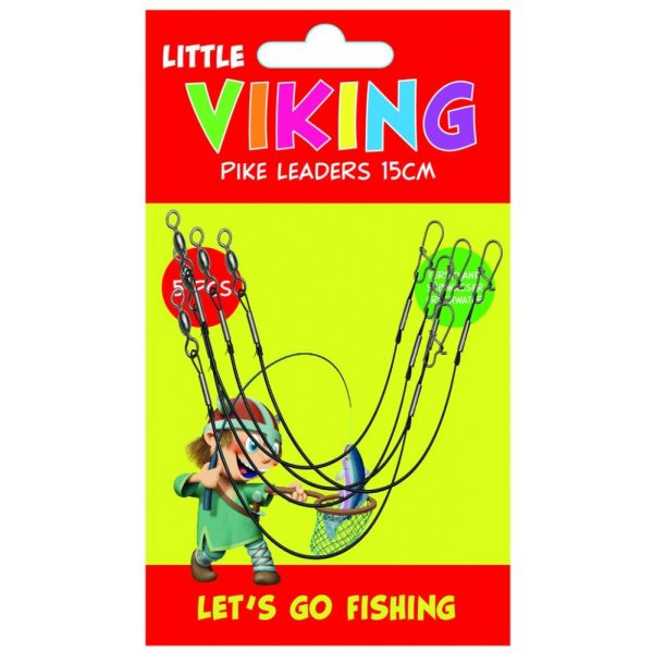 KINETIC Little Viking Pike Leaders 15cm Ragadozóhalas előke