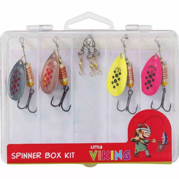 KINETIC Little Viking Spinner Box Kit Műcsali szett