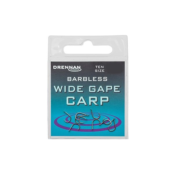 Drennan Barbless Wide Gape Carp 14 Horog 10Db