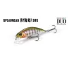 Duo Spearhead Ryuki 38S 3,8cm 2,8gr ASA4082 Mat Black Back RB Süllyedő Wobbler