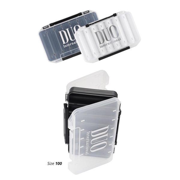 Duo Reverse Lure Case 100 19,3x10x3cm White/Silver Logo Műcsalitartó Doboz