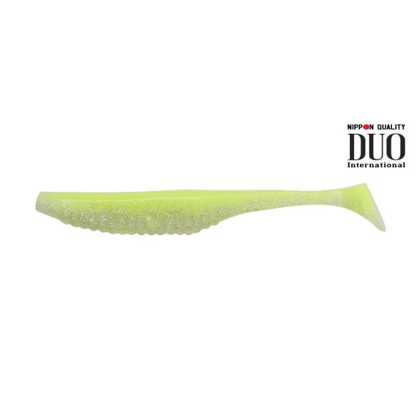 Duo Realis Versa Shad 7,6cm F075 Chartreuse Shad Plasztik Csali 10db