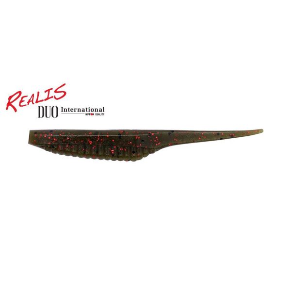 Duo Realis Versa Pintail 7,6cm F018 Green Pumpkin Red Flake Plasztik Csali 10db