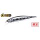 Duo Realis Jerkbait 100F 10cm 13,7gr ASAZ400 Gunmetal M Silver Tiger Felúszó Wobbler
