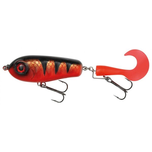 KINETIC Humpy Dumpy 75mm 35g Red Tiger Tailspin