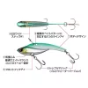 Evergreen Iron Marvie 55 5,5cm 13,5gr #870 Silver Powder Bk Head Chart Tail Blade Műcsali