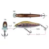 Evergreen Nelmezzo 50FS 5,0cm 5gr #16 Chart Gold Wobbler