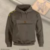 Vass-Tex Culture Fishing Khaki Green Kapucnis Pulóver L