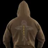 Vass-Tex Carp Rising Khaki Kapucnis Pulóver S