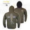 Vass-Tex Carp Rising Khaki Kapucnis Pulóver 3XL