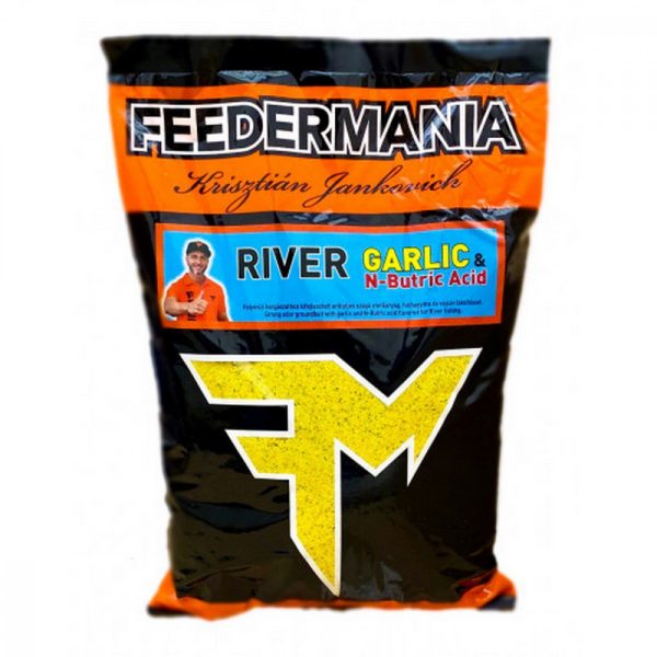 Feedermánia Groundbait River Garlic & N-Butric Acid, Halliszt mentes, Feeder horgászat, 2,5kg - Csalizás, etetés|Etetőanyagok