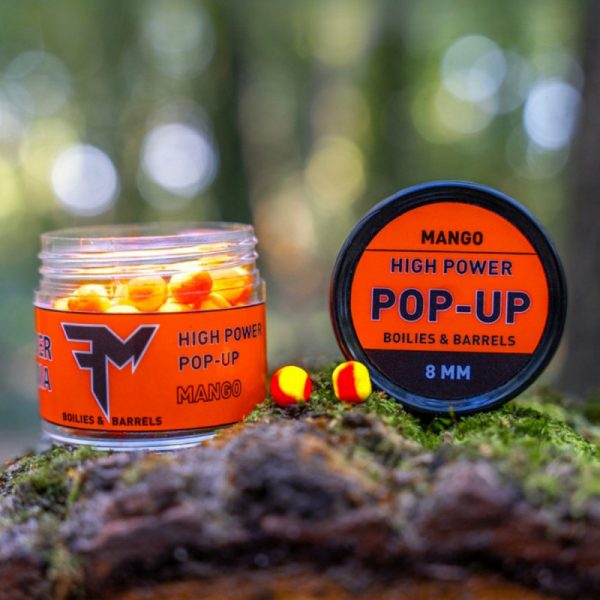 Feedermánia High Power Pop-Up Boilies & Barrels 8mm Mango