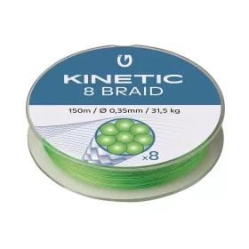 KINETIC 8 Braid 150m 0,20mm/15,0kg Fluo Green Fonott zsinór