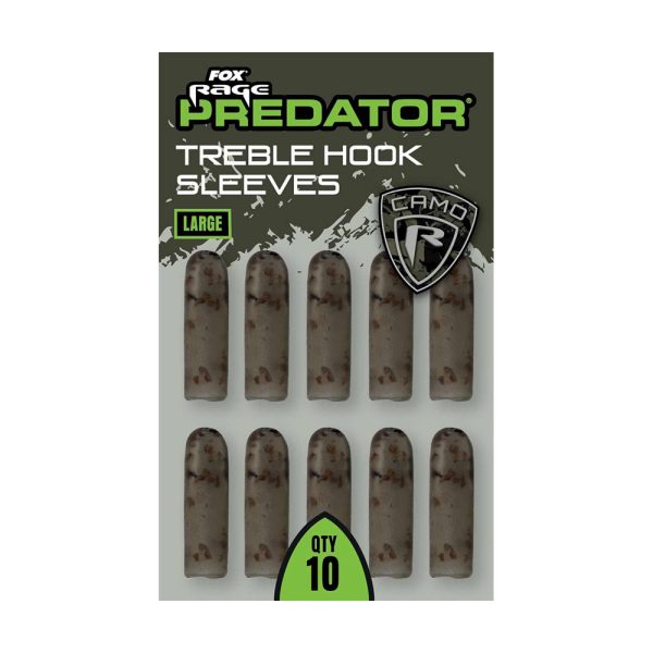 Fox Rage Predator Nagy Hármashorog Gumihüvely 10db