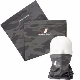 Major Craft UV-Cut Face Guard Sötétszürke Camo Csősál