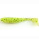 FISHUP Wizzle Shad 2" (10pcs.), #055 - Chartreuse/Black Plasztik műcsali