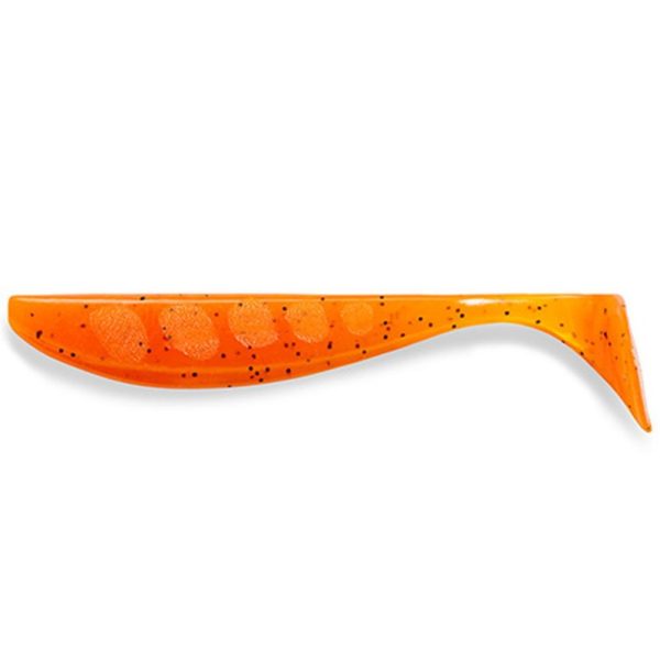 FISHUP Wizzle Shad 2" (10pcs.), #049 - Orange Pumpkin/Black Plasztik műcsali