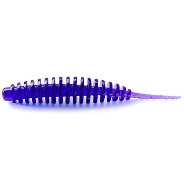 FISHUP Tanta 1.5" (10pcs.), #060 - Dark Violet/Peacock & Silver Plasztik műcsali