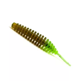   FISHUP Tanta 6,35cm #204 Green Pumpkin - Chartreuse Plasztik Csali 8db