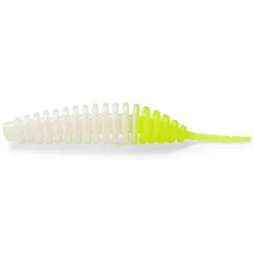  FISHUP Tanta 6,35cm (8pcs.), #131 - White/Hot Chartreuse Plasztik műcsali
