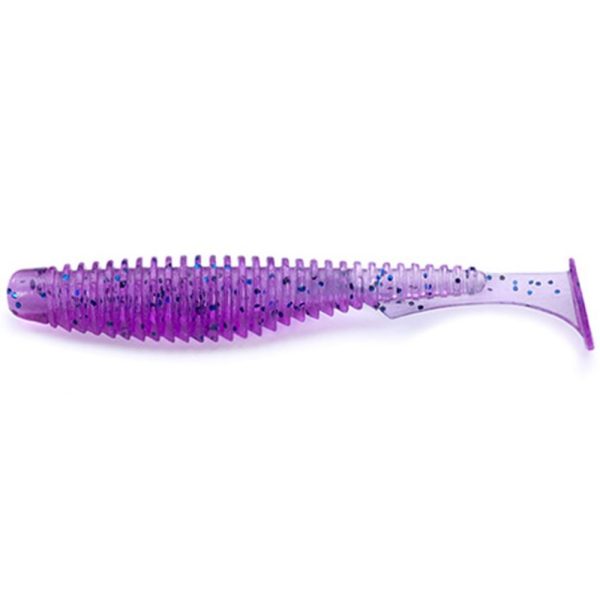 FISHUP U-Shad 2" (10pcs.), #014 - Violet/Blue Plasztik műcsali