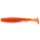 FISHUP U-Shad 2" (10pcs.), #049 - Orange Pumpkin/Black Plasztik műcsali