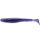 FISHUP U-Shad 2" (10pcs.), #060 - Dark Violet/Peacock & Silver Plasztik műcsali