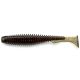 FISHUP U-Shad 2.5" (9pcs.), #043 - Watermelon Brown/Black Plasztik műcsali