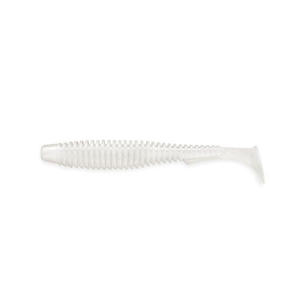 FISHUP U-Shad 2.5" (9pcs.), #081 - Pearl Plasztik műcsali