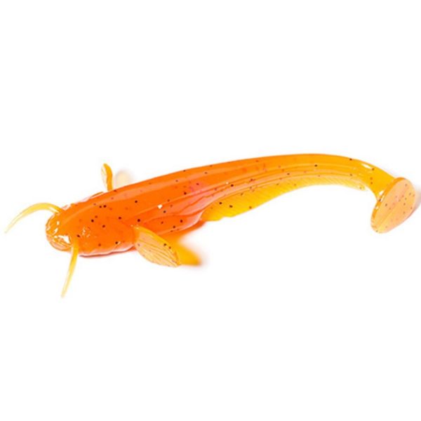 FISHUP Catfish 3" (8pcs.), #049 - Orange Pumpkin/Black Plasztik műcsali