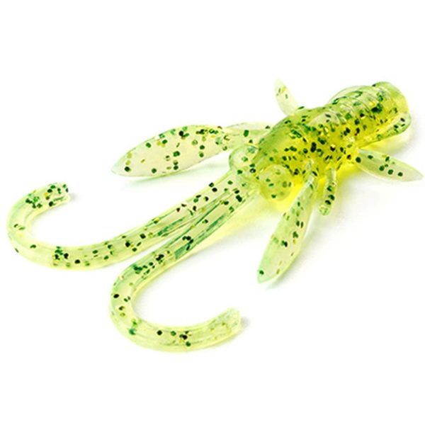 FISHUP Baffi Fly 1.5" (10pcs.), #026 - Flo Chartreuse/Green Plasztik műcsali