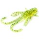 FISHUP Baffi Fly 1.5" (10pcs.), #026 - Flo Chartreuse/Green Plasztik műcsali