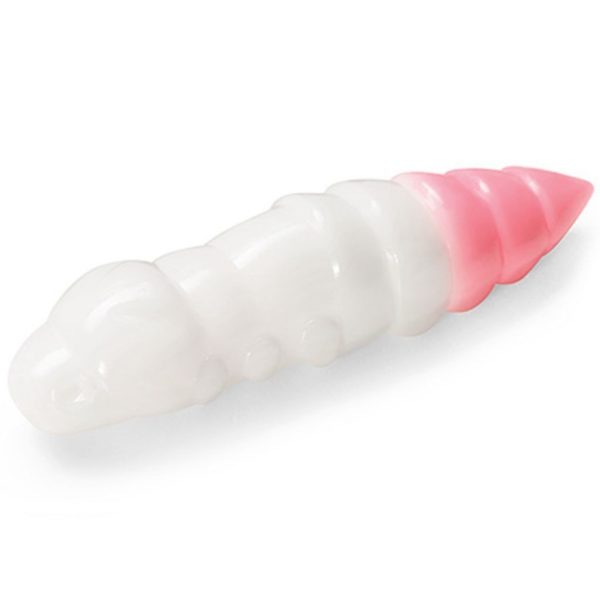 FISHUP Pupa 3,04cm (10pcs.), #132 - White/Bubble Gum Plasztik műcsali