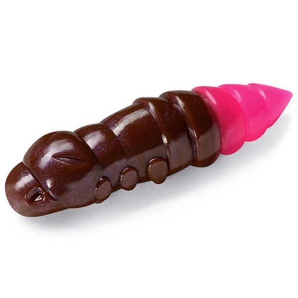 FISHUP Pupa 1.2" (10pcs.), #139 - Earthworm/Hot Pink Plasztik műcsali