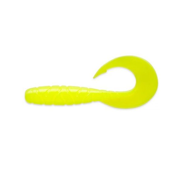 FISHUP Mighty Grub 4.5" (4pcs.), #046 - Lemon Plasztik műcsali