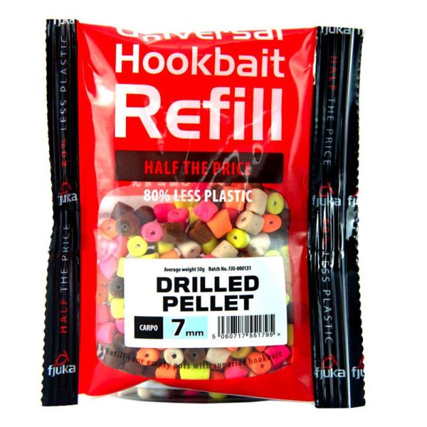 Fjuka Drilled Pellets Carpos MC 7mm Horogcsali Utántöltő Csomagolásban 50gr