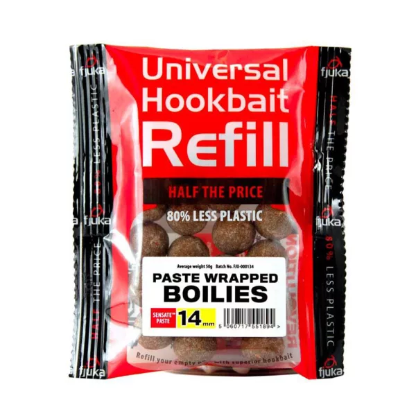 Fjuka Wrapped Boilies 14mm Bojli Utántöltő Csomagolásban 50gr