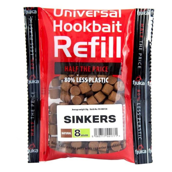 Fjuka Sinkers Mixex Colours 8mm Süllyedő Csali Utántöltő Csomagolásban 50gr