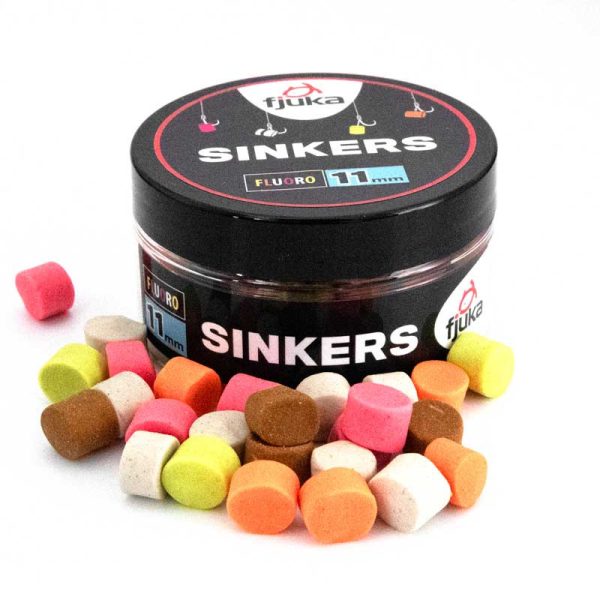 Fjuka Sinkers Color Mixed Süllyedő Horogcsali 11mm